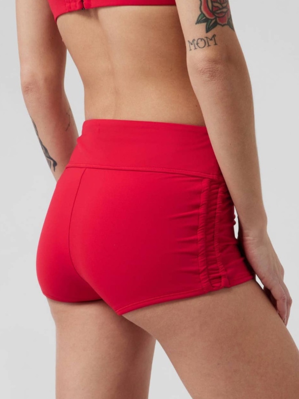 Athleta Sand Sprint Swim Short In Matador Red 
Size large